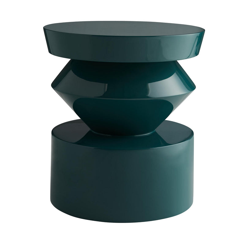 Arteriors 5031 Side Table, Peacock Lacquer
