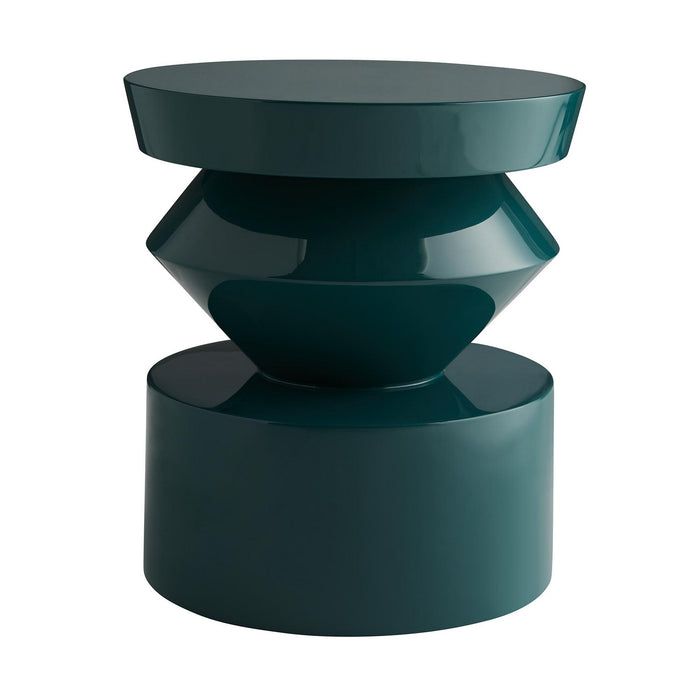 Arteriors 5031 Side Table, Peacock Lacquer