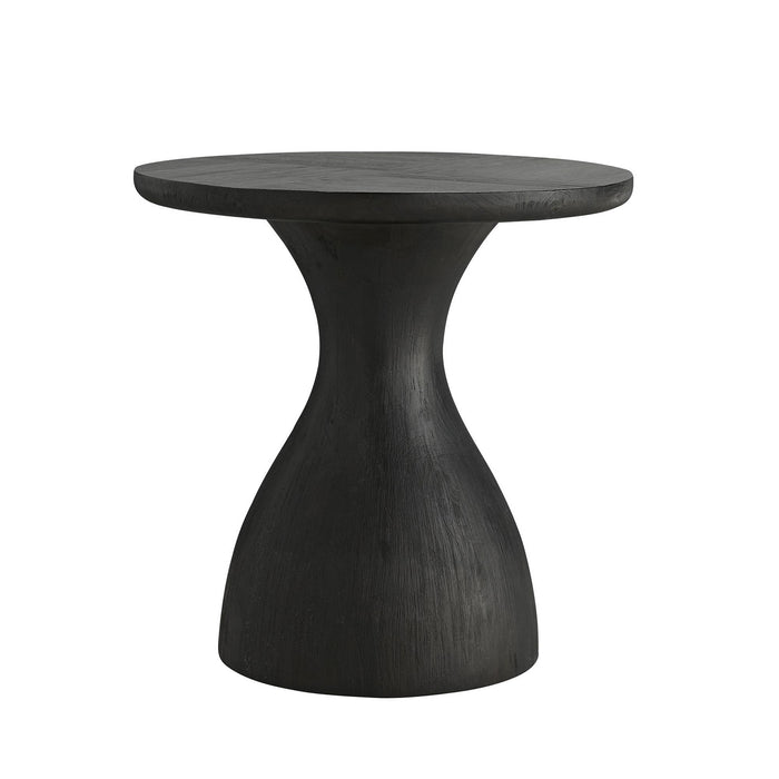 Arteriors 5073 Side Table, Sandblasted Soft Black Waxed