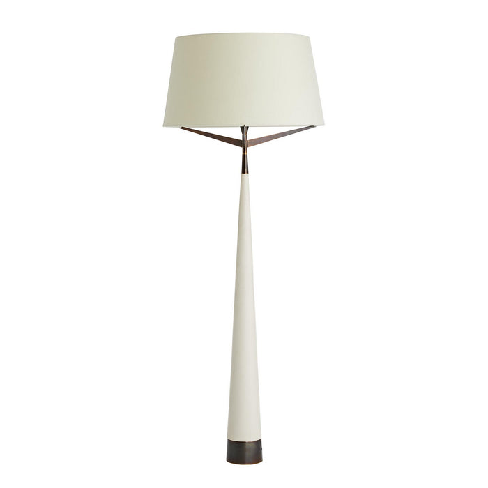 Arteriors 79160-401 One Light Floor Lamp, Ivory