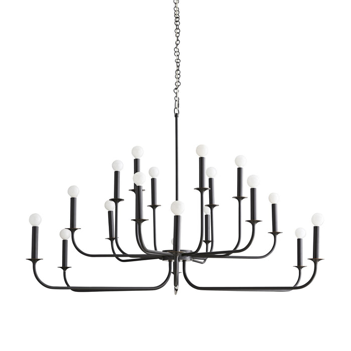 Arteriors 89345 18 Light Chandelier, Bronze