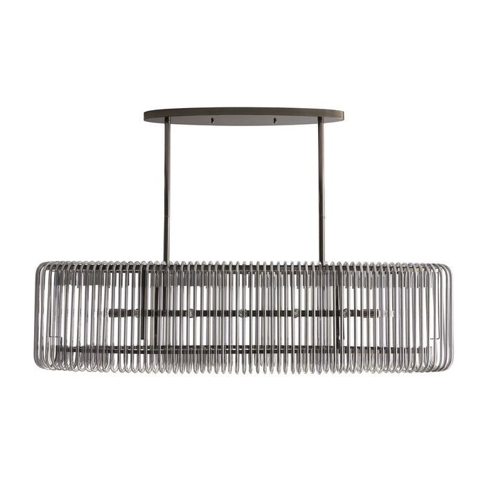 Arteriors 89350 12 Light Chandelier, Brown Nickel