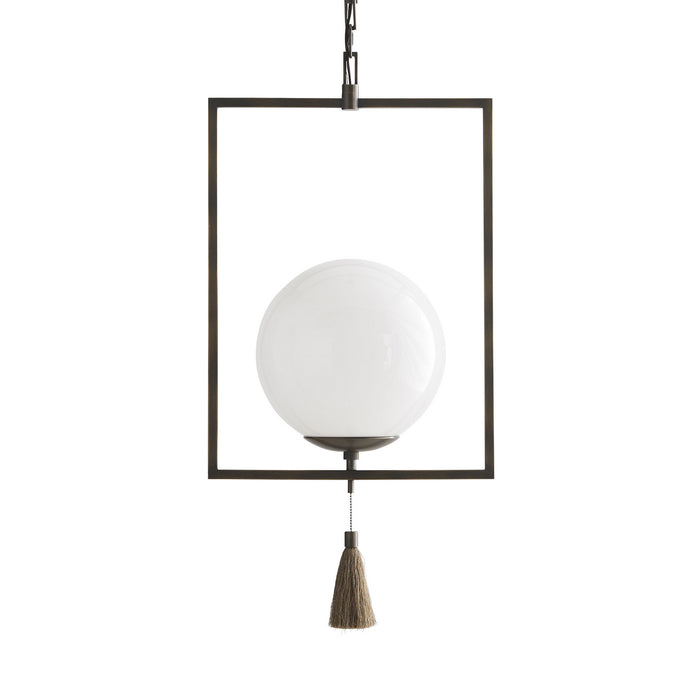 Arteriors DB49004 One Light Pendant, Aged Bronze