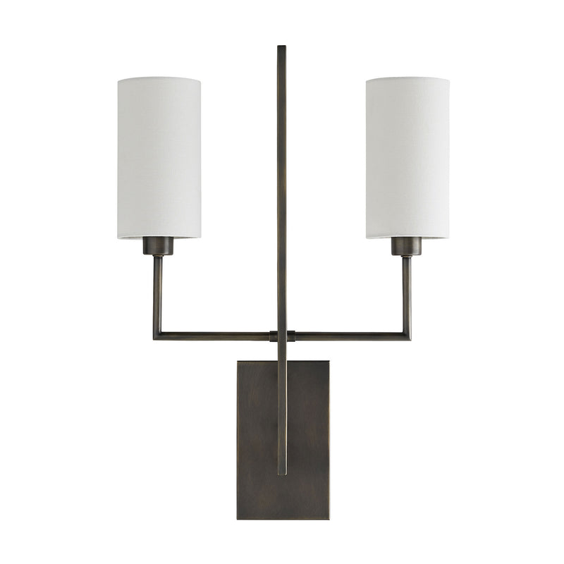 Arteriors DB49016 Two Light Wall Sconce, Aged Bronze