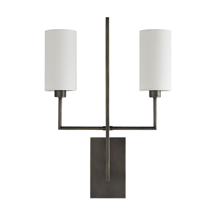Arteriors DB49016 Two Light Wall Sconce, Aged Bronze