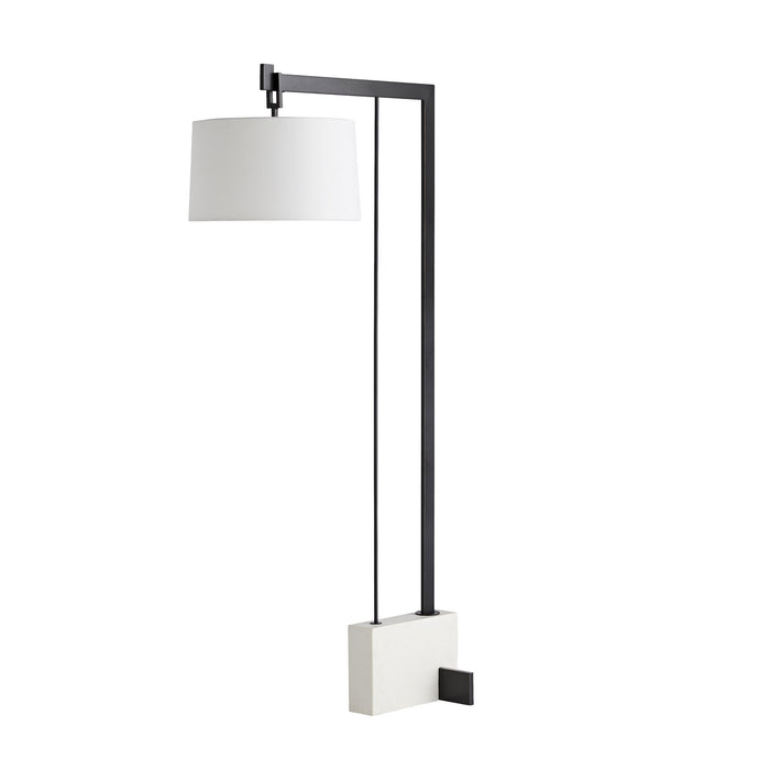 Arteriors DB79000-885 One Light Floor Lamp, Faux Marble
