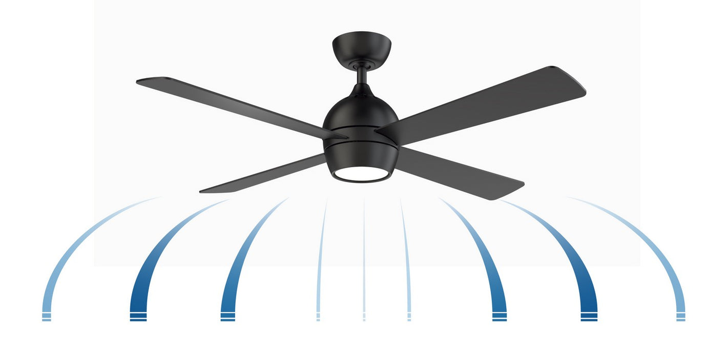 Fanimation FP7652BL 52" Ceiling Fan, Black