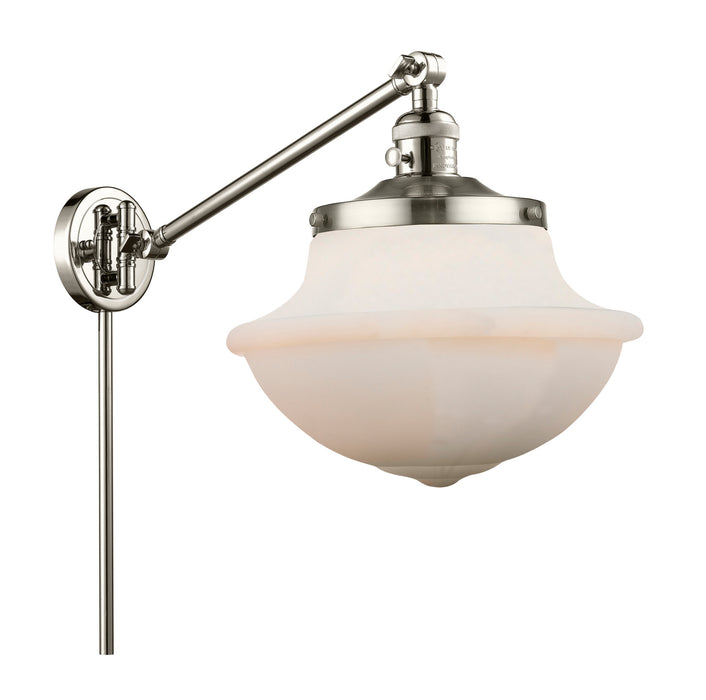 Innovations 237-PN-G541 One Light Swing Arm Lamp, Polished Nickel