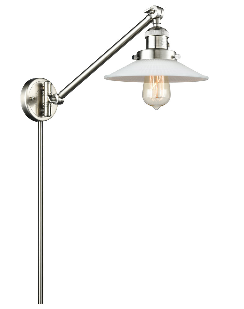 Innovations 237-SN-G1 One Light Swing Arm Lamp, Brushed Satin Nickel