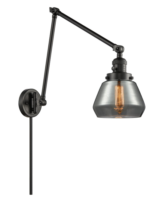 Innovations 238-BK-G173 One Light Swing Arm Lamp, Matte Black