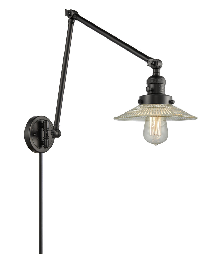 Innovations 238-BK-G2 One Light Swing Arm Lamp, Matte Black