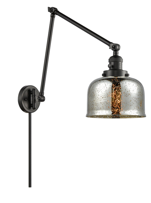 Innovations 238-BK-G78 One Light Swing Arm Lamp, Matte Black