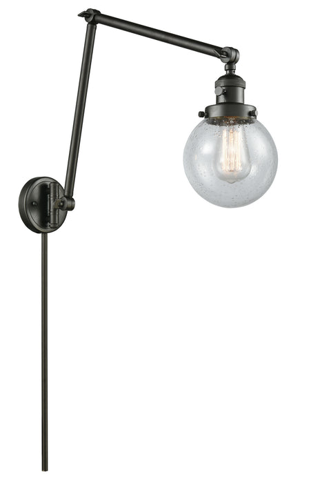 Innovations 238-OB-G204-6 One Light Swing Arm Lamp, Oil Rubbed Bronze