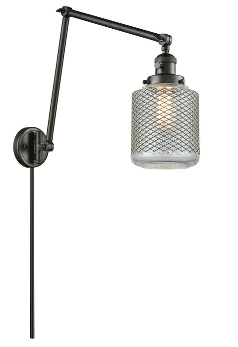 Innovations 238-OB-G262 One Light Swing Arm Lamp, Oil Rubbed Bronze