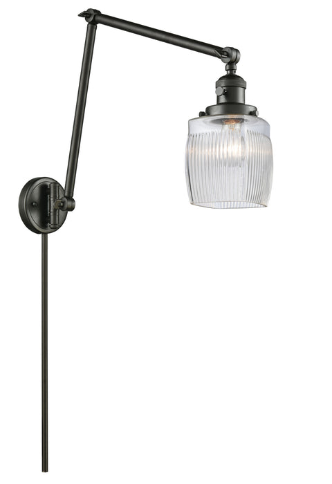 Innovations 238-OB-G302 One Light Swing Arm Lamp, Oil Rubbed Bronze