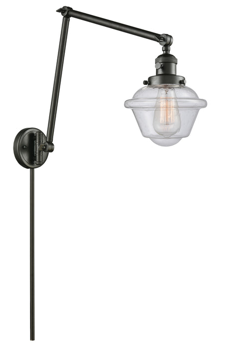 Innovations 238-OB-G534 One Light Swing Arm Lamp, Oil Rubbed Bronze