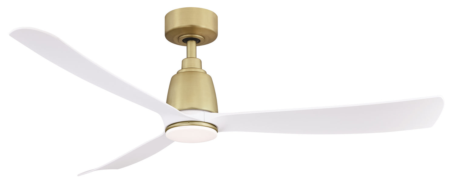 Fanimation FPD8534BS 52" Ceiling Fan, Brushed Satin Brass