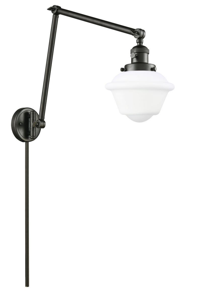 Innovations 238-OB-G531 One Light Swing Arm Lamp, Oil Rubbed Bronze