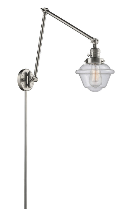 Innovations 238-SN-G534 One Light Swing Arm Lamp, Brushed Satin Nickel