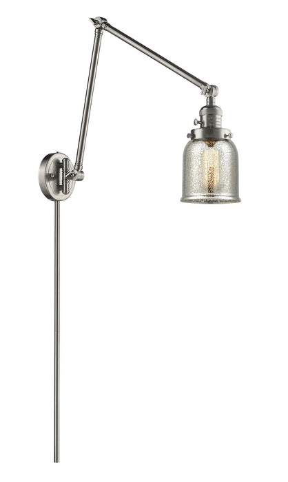 Innovations 238-SN-G58 One Light Swing Arm Lamp, Brushed Satin Nickel