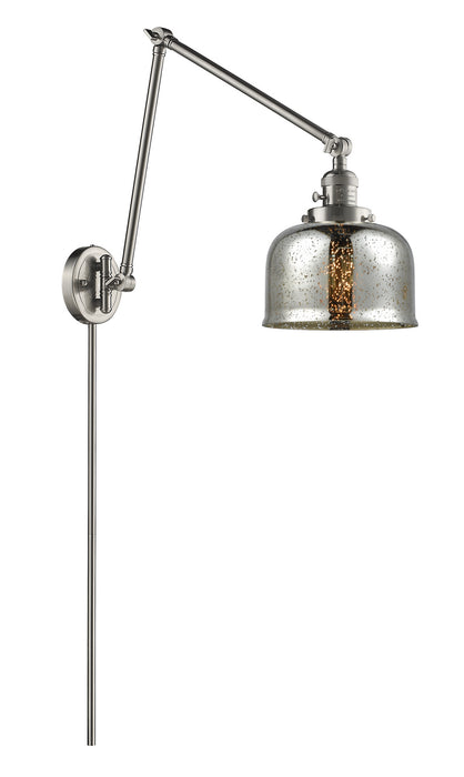 Innovations 238-SN-G78 One Light Swing Arm Lamp, Brushed Satin Nickel