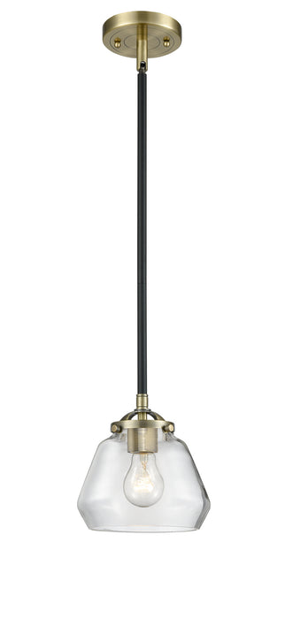 Innovations 284-1S-BAB-G172 One Light Mini Pendant, Black Antique Brass