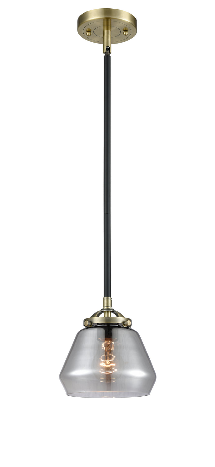 Innovations 284-1S-BAB-G173 One Light Mini Pendant, Black Antique Brass
