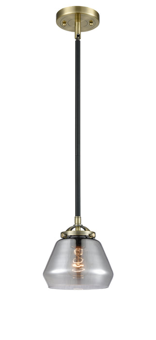 Innovations 284-1S-BAB-G173 One Light Mini Pendant, Black Antique Brass