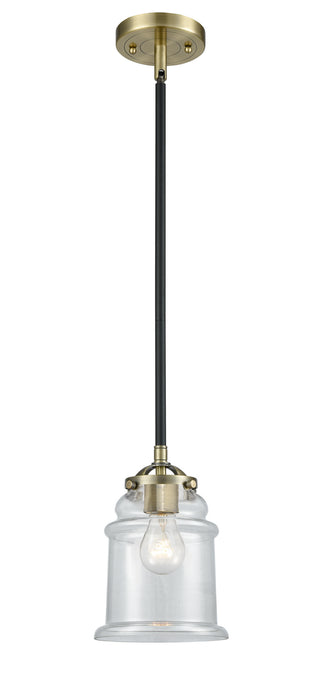 Innovations 284-1S-BAB-G182 One Light Mini Pendant, Black Antique Brass