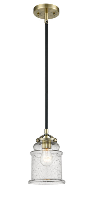 Innovations 284-1S-BAB-G184 One Light Mini Pendant, Black Antique Brass