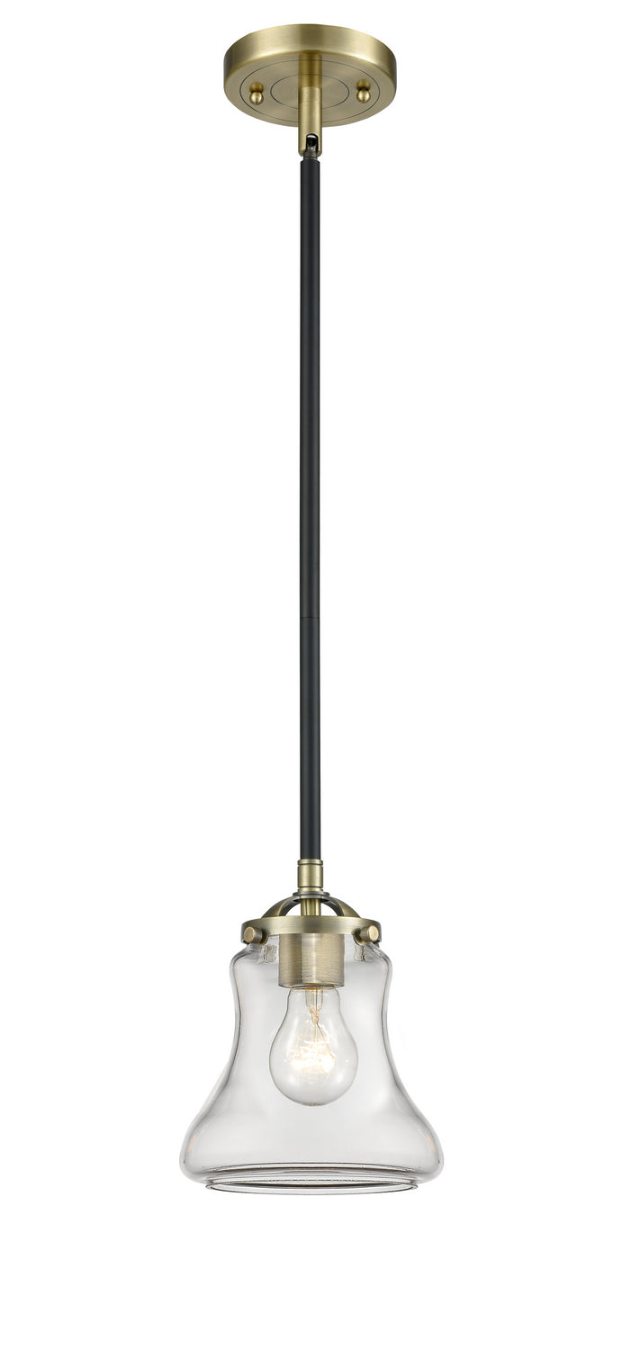Innovations 284-1S-BAB-G192 One Light Mini Pendant, Black Antique Brass