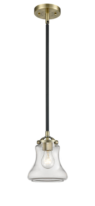 Innovations 284-1S-BAB-G192 One Light Mini Pendant, Black Antique Brass