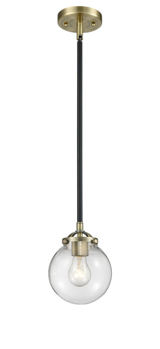 Innovations 284-1S-BAB-G202-6-LED LED Mini Pendant, Black Antique Brass