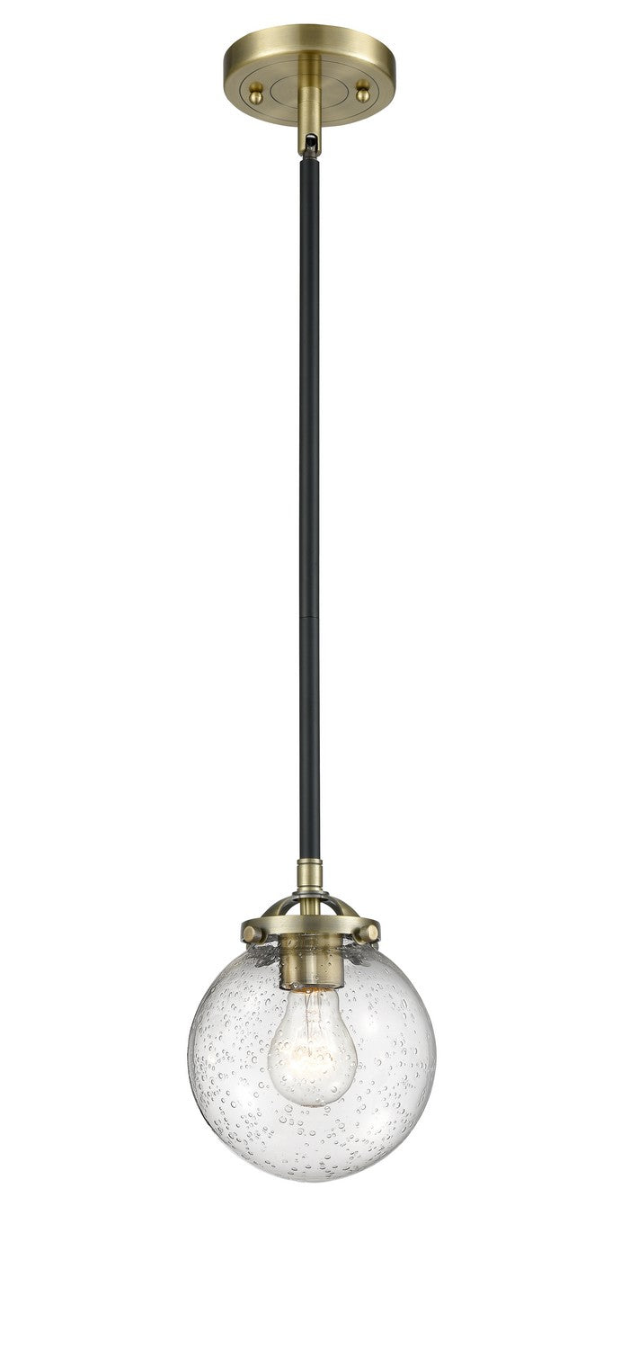 Innovations 284-1S-BAB-G204-6-LED LED Mini Pendant, Black Antique Brass