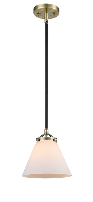 Innovations 284-1S-BAB-G41 One Light Mini Pendant, Black Antique Brass