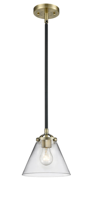 Innovations 284-1S-BAB-G42 One Light Mini Pendant, Black Antique Brass
