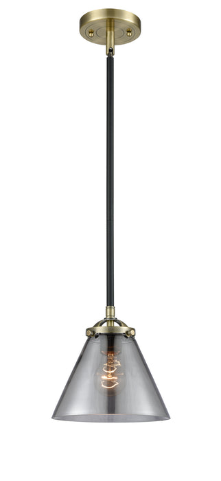 Innovations 284-1S-BAB-G43 One Light Mini Pendant, Black Antique Brass
