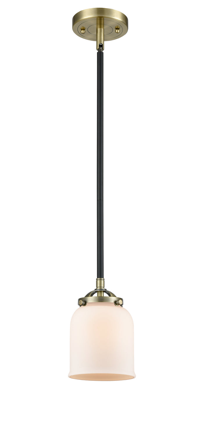 Innovations 284-1S-BAB-G51 One Light Mini Pendant, Black Antique Brass