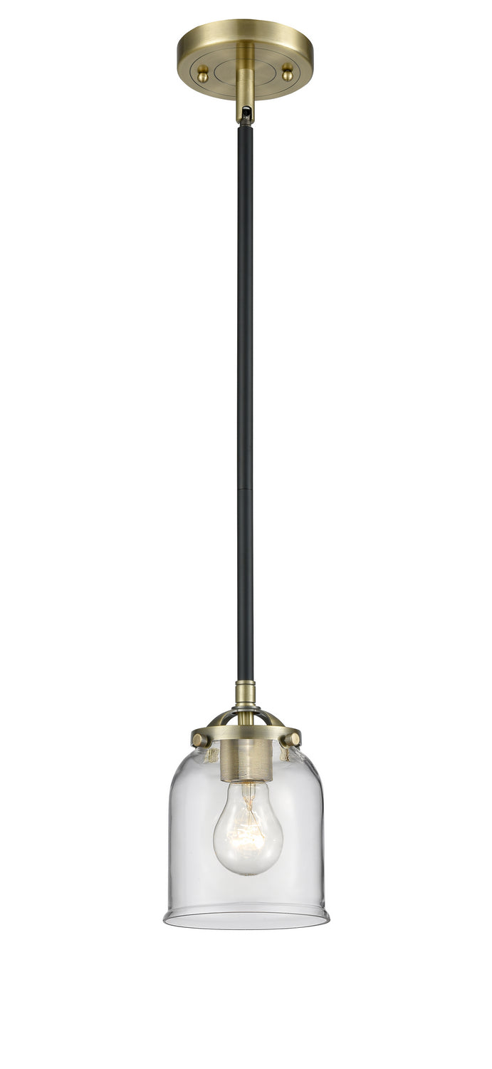Innovations 284-1S-BAB-G52 One Light Mini Pendant, Black Antique Brass