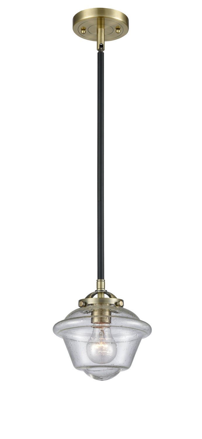 Innovations 284-1S-BAB-G534 One Light Mini Pendant, Black Antique Brass