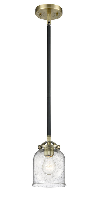 Innovations 284-1S-BAB-G54 One Light Mini Pendant, Black Antique Brass