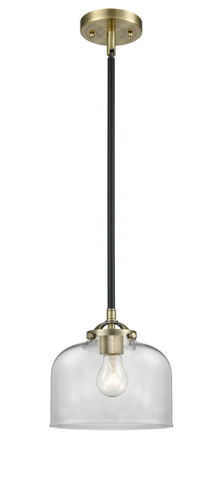 Innovations 284-1S-BAB-G72 One Light Mini Pendant, Black Antique Brass
