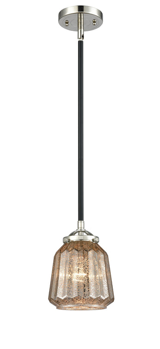 Innovations 284-1S-BPN-G146 One Light Mini Pendant, Black Polished Nickel