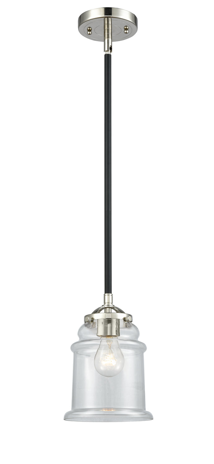Innovations 284-1S-BPN-G182 One Light Mini Pendant, Black Polished Nickel
