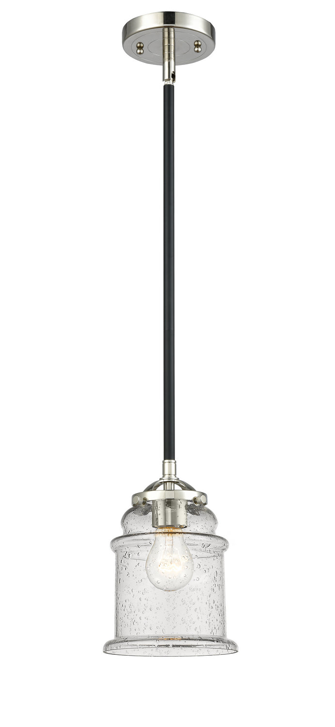 Innovations 284-1S-BPN-G184 One Light Mini Pendant, Black Polished Nickel
