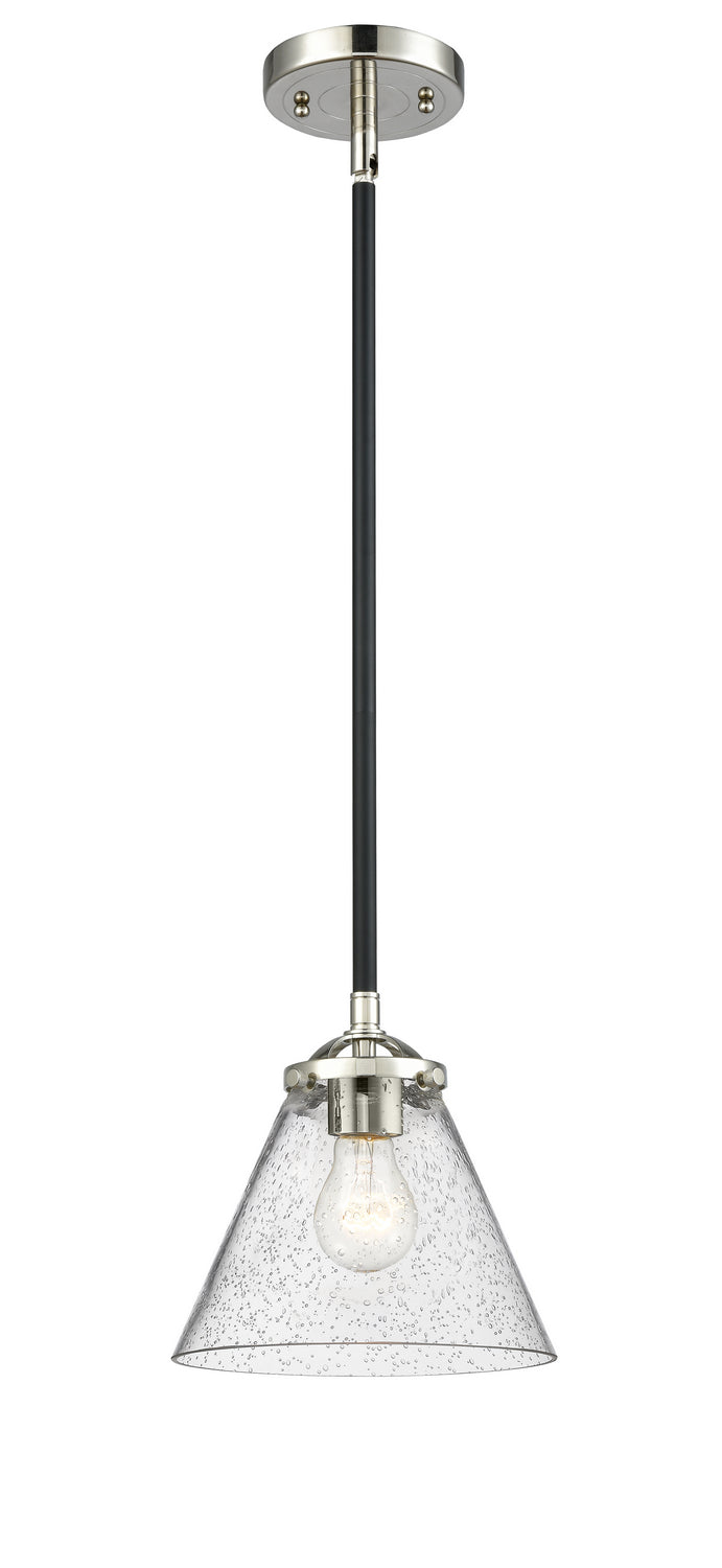 Innovations 284-1S-BPN-G44 One Light Mini Pendant, Black Polished Nickel