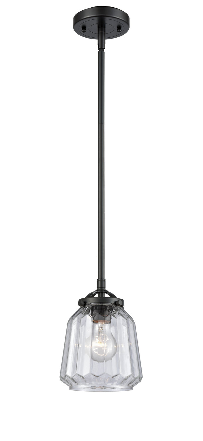 Innovations 284-1S-OB-G142 One Light Mini Pendant, Oil Rubbed Bronze
