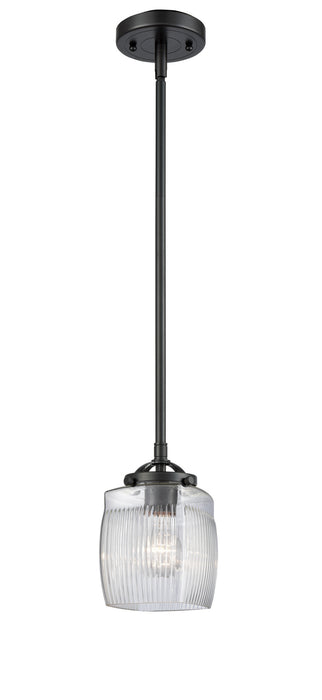 Innovations 284-1S-OB-G302 One Light Mini Pendant, Oil Rubbed Bronze