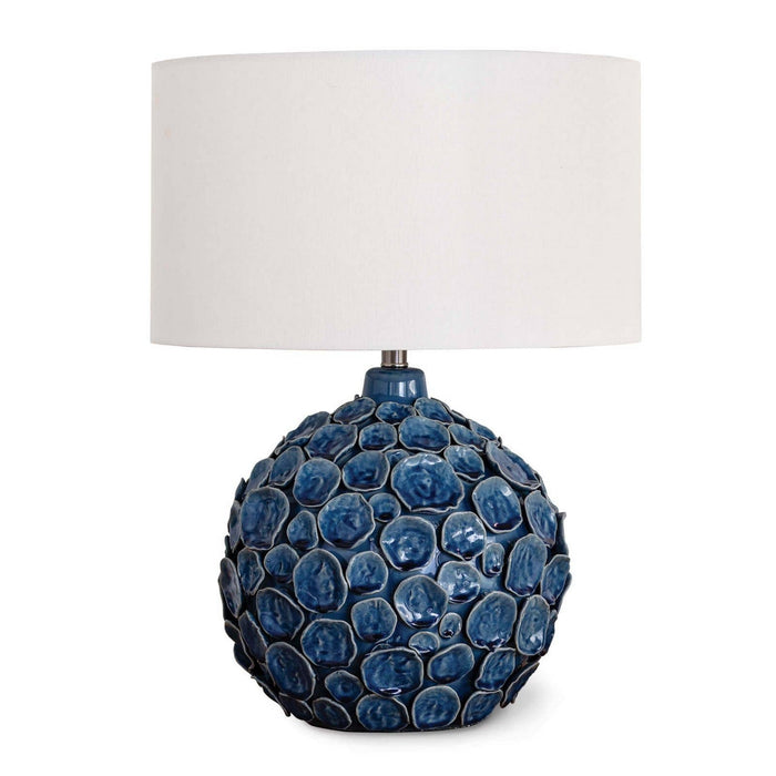 Regina Andrew 13-1366BL One Light Table Lamp, Blue