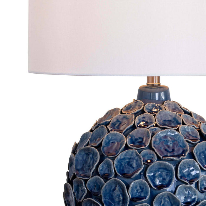 Regina Andrew 13-1366BL One Light Table Lamp, Blue